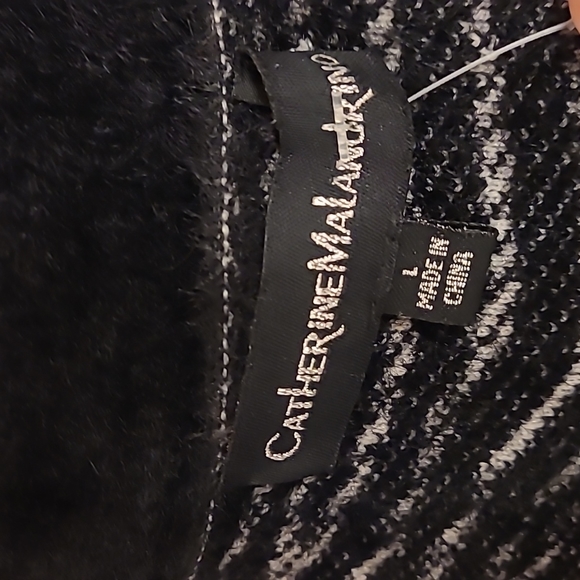 CARHERINE MALANDRINO  zebra print long sweater - Picture 4 of 6